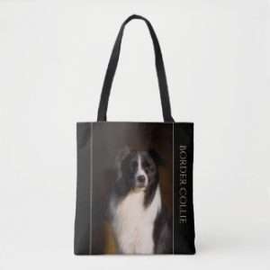 Border Collie tote bag