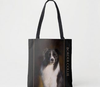 Border Collie Tote Bag