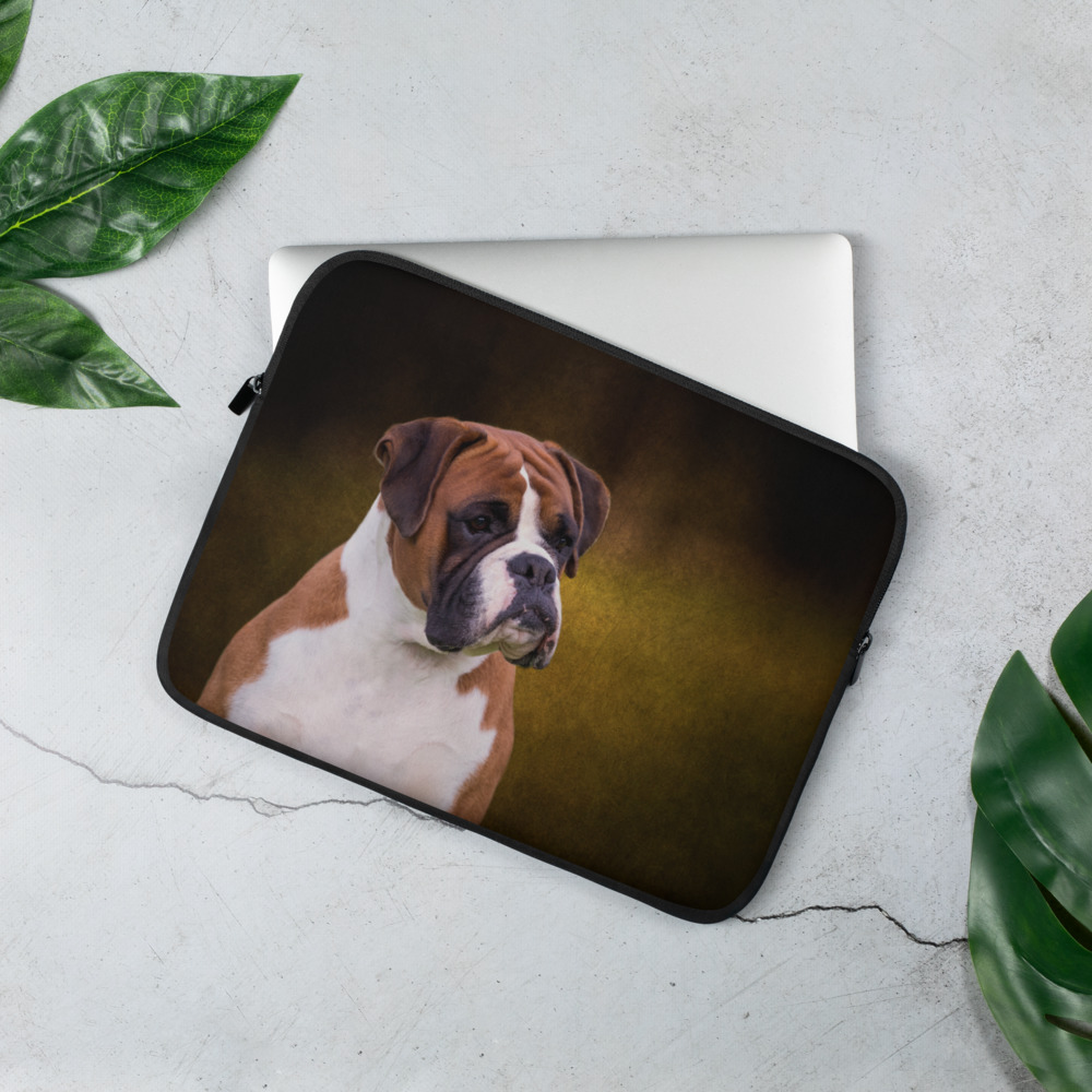 Boxer Dog Laptop Sleeve