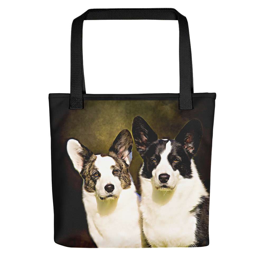 Cardigan Corgi Tote Bag