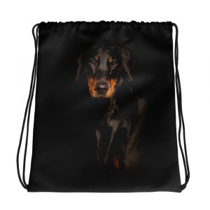 Dobermann Drawstring bag