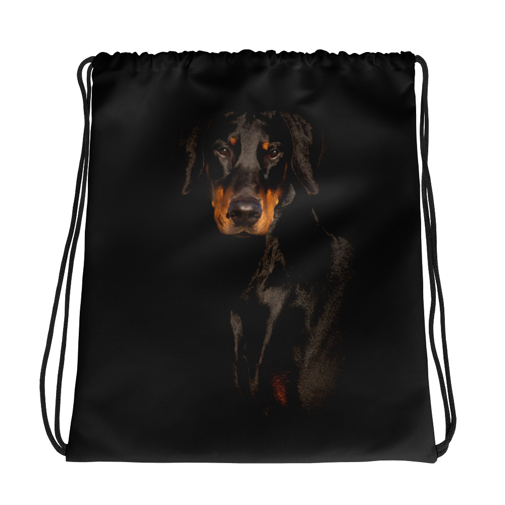 Dobermann Drawstring bag