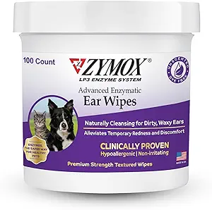<br />
Zymox Advanced Enzymatic Ear Wipes for Dogs