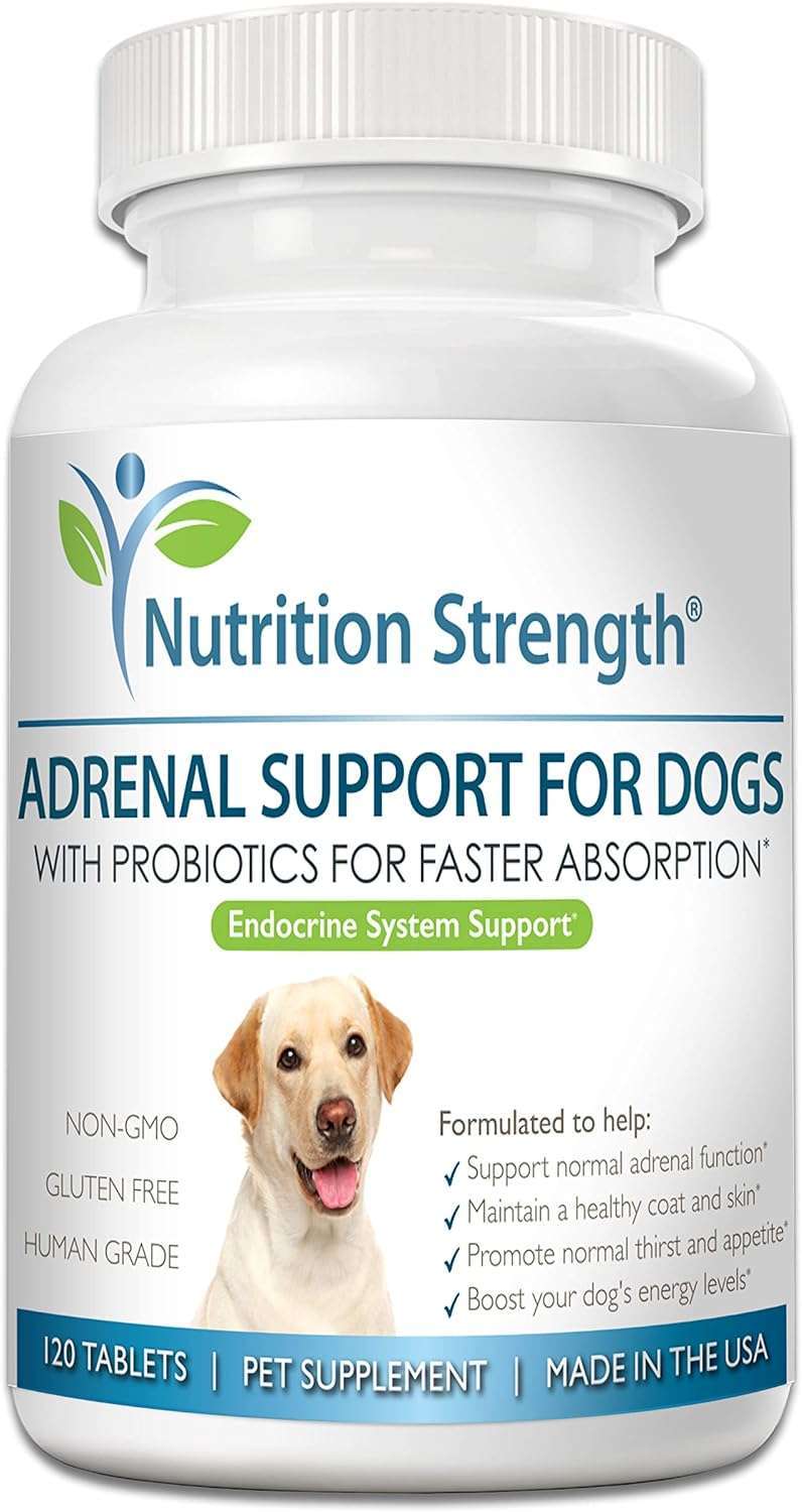 adrenal-support-dogs2 Nutrition Strength Adrenal Support for Dogs, Support for Dogs with Cushing's Disease
