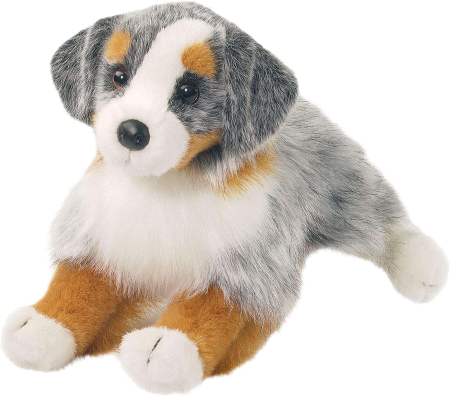 Australian Shepherd plush toy.