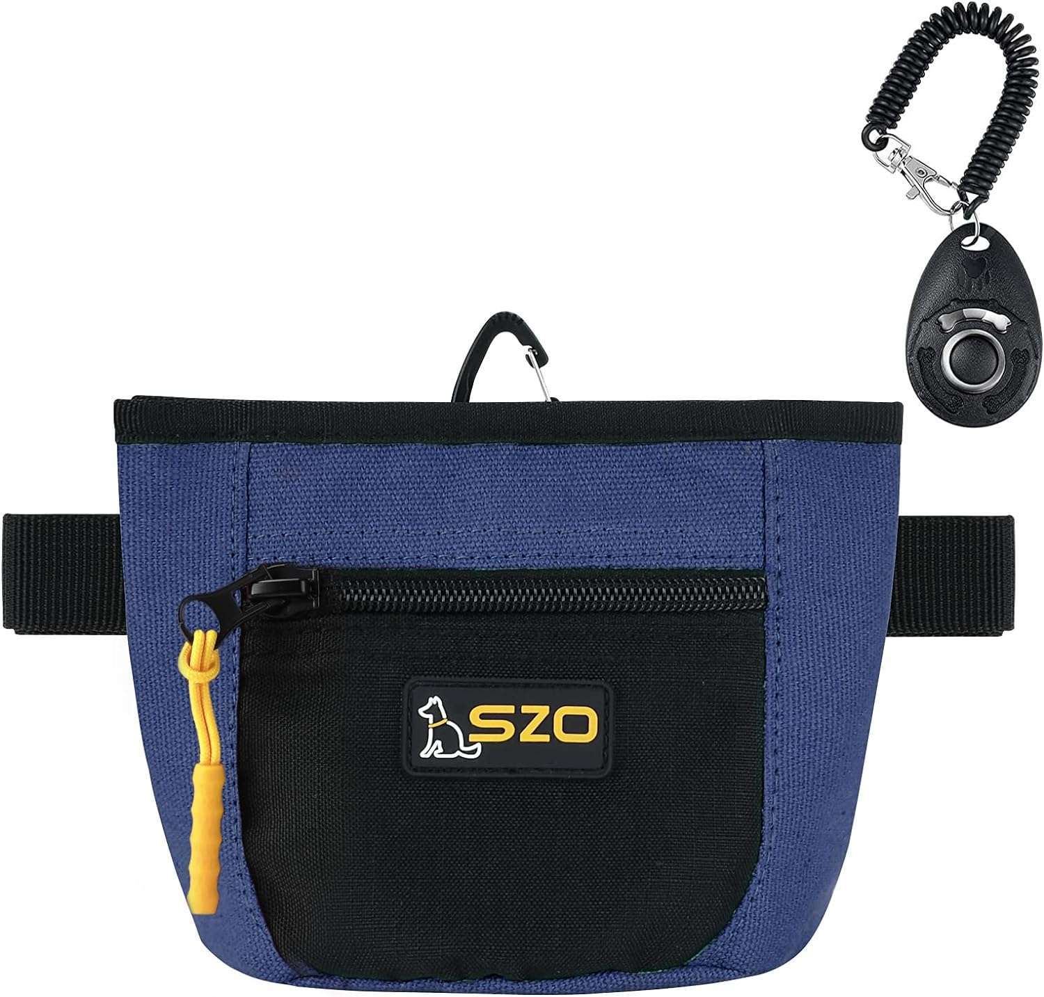 Dog treat pouch and clicker. Dog treat pouch and clicker.