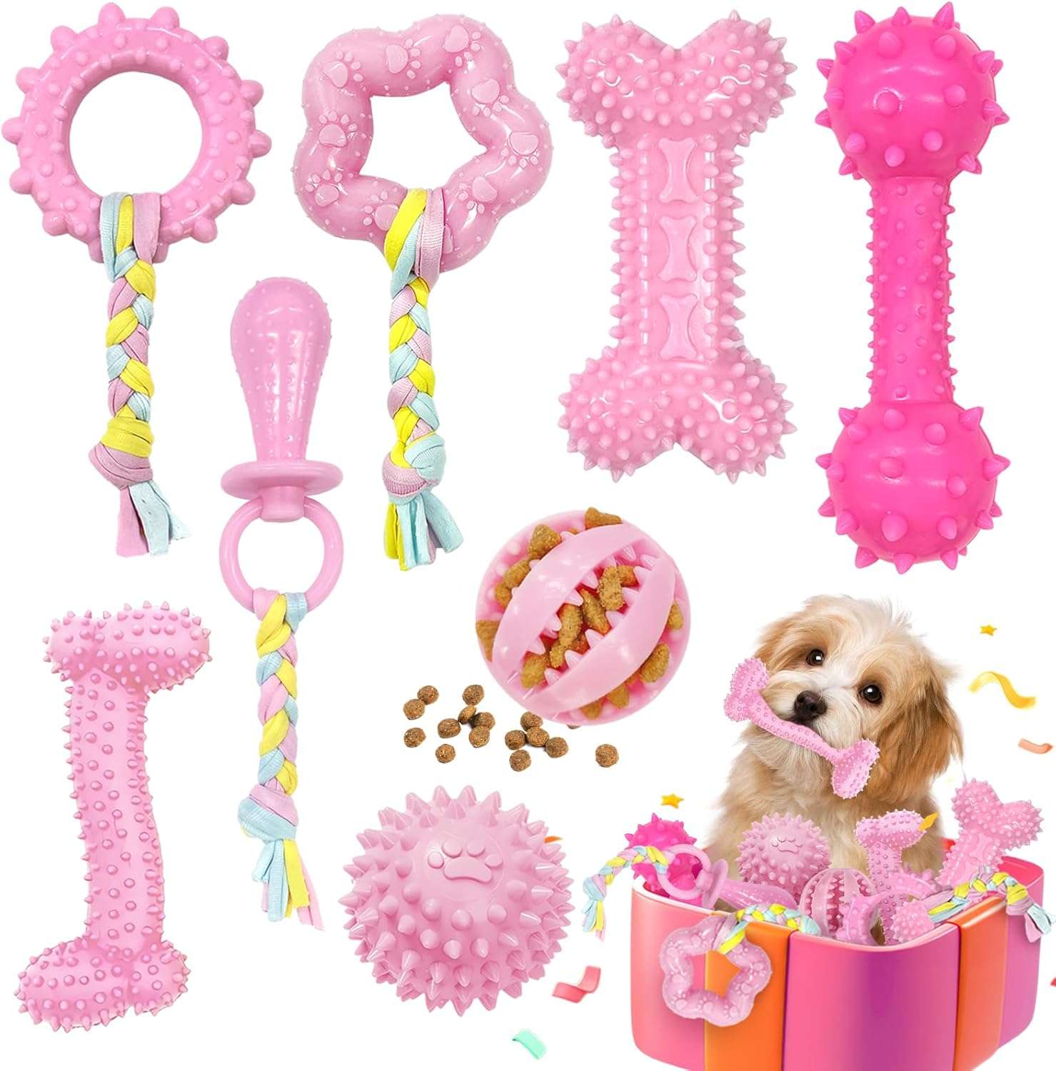 Omivine puppy chew toys.